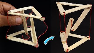 How to Make an AntiGravity Tensegrity Structure  Science Project Tutorial [upl. by Adanama]