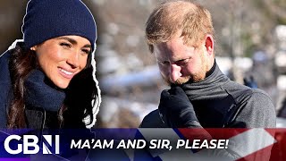 Meghan Markle and Prince Harry INSTRUCT Invictus Games officials to call them maam and sir [upl. by Dorion10]