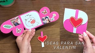 Tarjeta sencilla para san Valentín 💘 [upl. by Cchaddie]