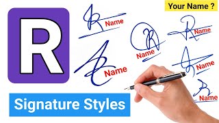 ✅ R Signature Style  Signature Style Of My Name  R Signature Design design [upl. by Alihet150]