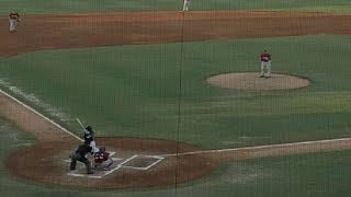 Nick Tropeano gets a K for the RedHawks [upl. by Perlie140]