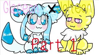 Jolteon x Glaceon Part 1 sry its short [upl. by Aneeled591]