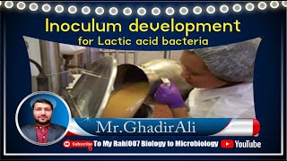 Inoculum Development for Lactic acid bacteria [upl. by Ashia]