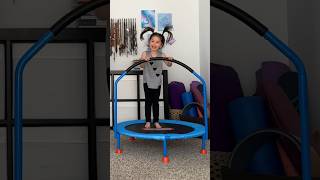 Toddler trampoline for the win shorts trampoline toddleractivities giftsforkids [upl. by Yenruogis]