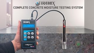 The Complete Concrete Moisture Test System  Tramex [upl. by Atiuqahs]