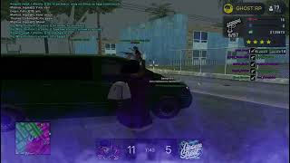 КАПТИ НА ПРОЕКТІ GHOST RP  Ballas VS Grove Street [upl. by Kcirevam]