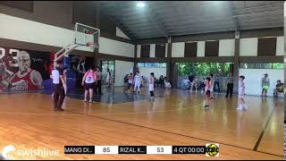 Live powered by Swish Live app MANG DINGS VS RIZAL KNIGHTS [upl. by Alli740]