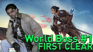 FFXIV Dawntrail  World Boss 1 FIRST CLEAR Mount FATE [upl. by Zetana]