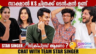 ARAVIND NANDA SREERAG amp GOKUL in GINGER UNLIMITEDSTAR SINGER SEASON9 INTERVIEW  GINGER MEDIA [upl. by Yrailih]