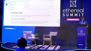 How to Create A Secure Evoting System Using Waves Blockchain  EtherealTLV Presentation [upl. by Cohbert]