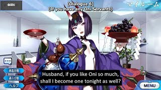 FateGrand Order Shuten Doujis Voice Lines with English Subs [upl. by Adnicul]