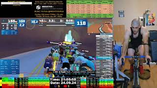 Zwift Cycling Workout Live Stream 24092024 zv [upl. by Kreegar]