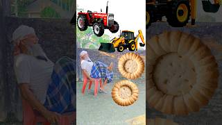 Rounding coconut biscuits to Alto Rollar Jcb amp Tractor  Vehicles names magic video [upl. by Namar676]