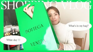 【ショッピングvlog】BOTTEGA VENETA  一粒万倍日  財布  ホワイトデー  ジャンポール・エヴァン ピエールエルメ  ボッテガ  What’s in my Bag [upl. by Rocca]