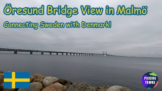 Ep 19  Visit to Oresund Bridge Viewpoint  Place to Visit in Malmo  Malmo Sweden [upl. by Brigg]