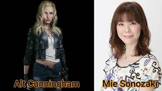 Character and Voice Actor  Cyberpunk 2077 Japanese  Alt Cunningham  Mie Sonozaki [upl. by Nauqed]