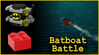 LEGO Batman The Videogame  BATBOAT BATTLE  Minikits amp Red Power Brick [upl. by Zedecrem]