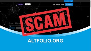 Altfolioorg SCAM [upl. by Chipman727]