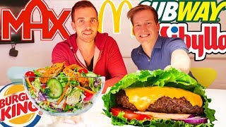 Vi köper alla nyttiga alternativ på MAX McDonalds Burger King Subway amp Sibylla [upl. by Magdalena28]