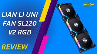 Lian Li UNI Fan SL120 V2 RGB Black Triple Pack with Controller Review [upl. by Jacintha877]