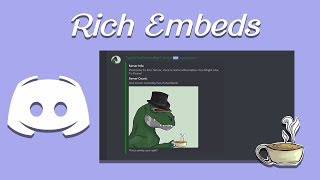 Coding Your Own Discord Bot  Discordjs  Rich Embeds  OLD [upl. by Leuqcar]