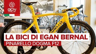 La Pinarello Dogma F12 di Egan Bernal  Biciclette dei professionisti [upl. by Crispa]