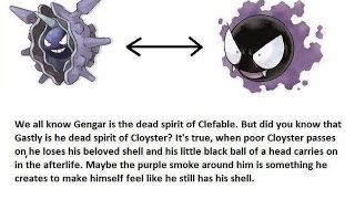 Pokemon Theory Ghastly Is A Dead Cloyster [upl. by Ardnnaed]