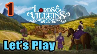 Lets Play  Lords and Villeins  The Great Houses DLC  Custom Game  Full Gameplay 1 [upl. by Anastasius316]