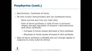 Clinical Chemistry Porphyrins and Myoglobin [upl. by Derward624]