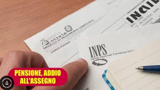 Pensione Addio assegno bancario Ecco come verrà erogata [upl. by Hazaki]