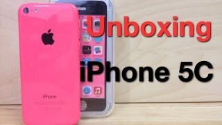 Unboxing iPhone 5C Pink [upl. by Roath170]