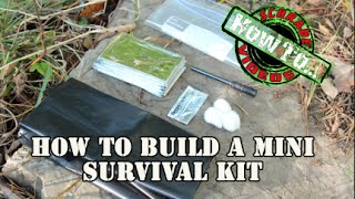 DIY Mini Survival Kit For Your Sheath Pocket or Pouch [upl. by Dnaletak269]