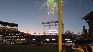 Seattle Mariners fireworks 3 July 2024 [upl. by Lebna]