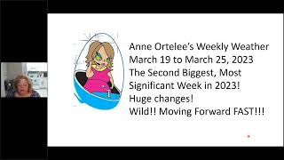 Anne Ortelees March 19 2023 Weekly Weather [upl. by Veradis160]