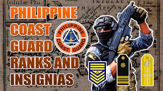 RANK AND INSIGNIAS OF THE PHILIPPINE COAST GUARDPJSPORTS TV [upl. by Manella]