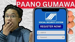 Paano GUMAWA ng SSS account 2024  SSS Online Registration [upl. by Janene]