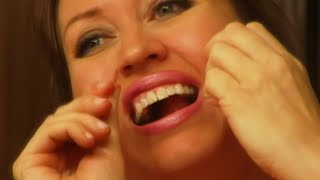 Woman Flosses Teeth With Her Own Hair To Save Money [upl. by Eiromem]