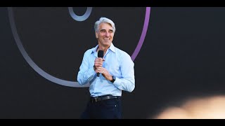 The Coolest Craig Federighi Moments Apple WWDC 2024 [upl. by Omrellig]