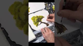 Greg quotCRAOLAquot Simkins paints a Tree Study [upl. by Greeson]