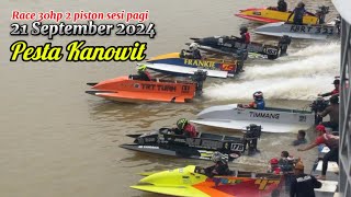 Meriahnya Pesta Kanowit 2024  Powerboat Race Sesi Pagi 21 September Sarawak Malaysia [upl. by Kennan]