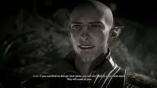 Dragon Age The Veilguard  Walking The Graves Speak To Emmrich and Solas Dialogue Tree Gameplay [upl. by Angelique]