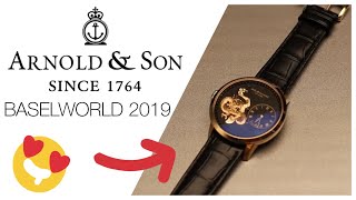 Geheimtipp für echte Enthusiasten ARNOLD amp SON  Baselworld 2019 ArnoldampSon Baselworld 2019 [upl. by Hausmann303]