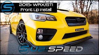 Subispeed  Front Lip Install [upl. by Lauritz]