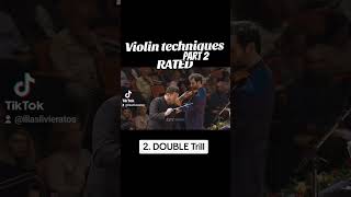 Hardest VIOLIN TECHNIQUES RANKED PT2 [upl. by Sorkin]