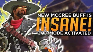 Overwatch NEW McCree BUFF is INSANE  God Mode Activated [upl. by Grady]