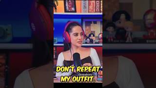 urfi Javed dont repeat her outfit bollywood podcast interview urfijaved youtubeshorts [upl. by Yob]