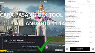 HOW TO FIX GFX TOOL  Cara Pasang Gfx Tool di Android Versi 11  14 Cara Save File Gfx Tool [upl. by Jocelyn44]