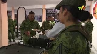 Actividades cotidianas de soldados del Ejército Mexicano [upl. by Haimehen]