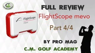 Full Review FlightScope mevo part44  GPS amp Xi tour Benchmark [upl. by Ysied]