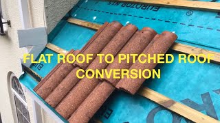 Converting a Flat Roof To a Pitched Roof  How I did mine [upl. by Aivuy]